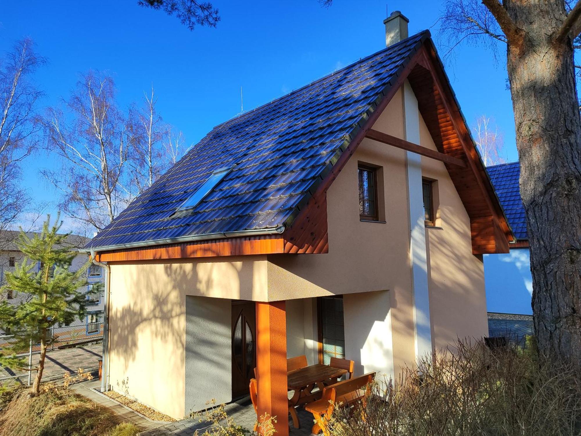 Chaty Kolodeje - Ubytovani U Reky V Soukromem Arealu-Orange Kolodeje nad Luznici Dış mekan fotoğraf