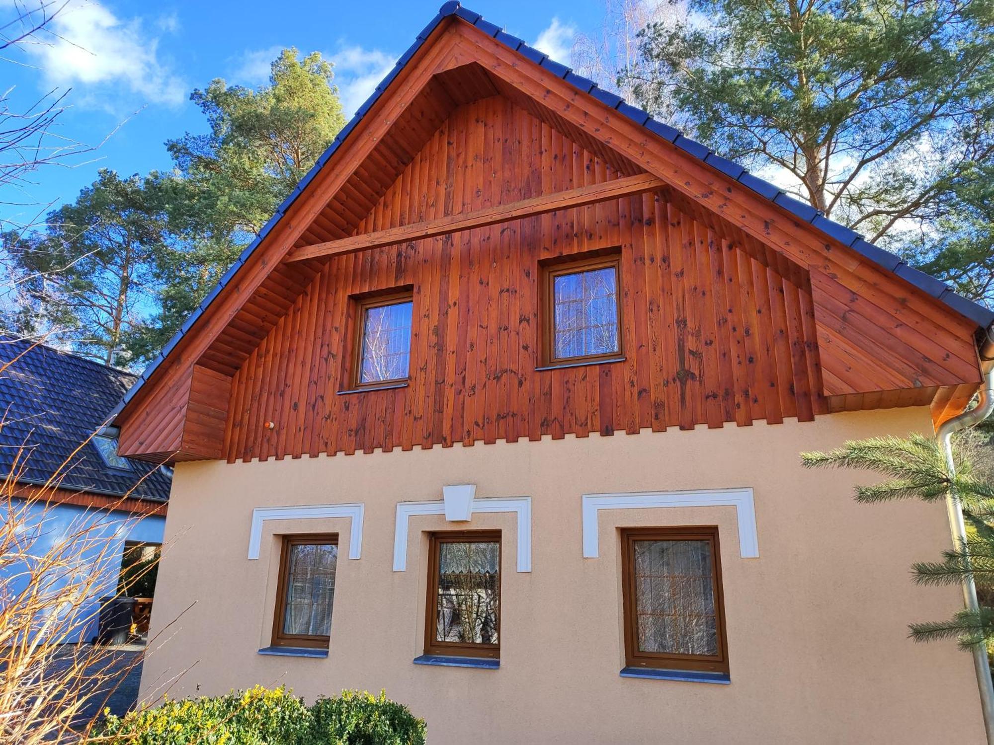 Chaty Kolodeje - Ubytovani U Reky V Soukromem Arealu-Orange Kolodeje nad Luznici Dış mekan fotoğraf
